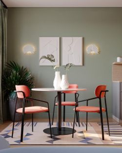 Светильник настенный Palm Leaf, 30х24 см, белый