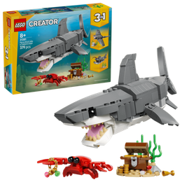 Конструктор LEGO Creator 3in1 31381 Fierce Shark with a Treasure Chest