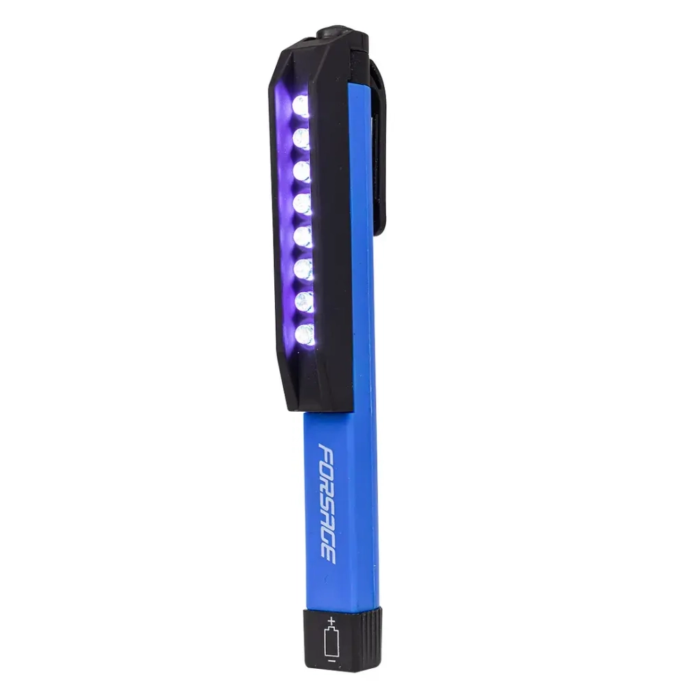 Фонарик переносной светодиодный в комплекте с батарейками (8LED, 3xAAA), в блистере Forsage F-01X0004