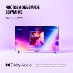 Телевизор Яндекс ТВ YNDX-00081 Станция Бейсик QLED с Алисой 65" 4K UltraHD черный