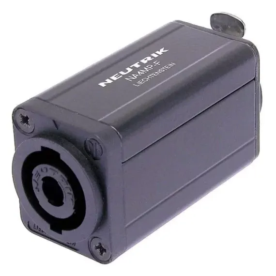 Neutrik NA4MP-F адаптер-переходник, 3-контактный XLR Female «мама» -&amp;gt; 4-контактный Speakon «папа» NL