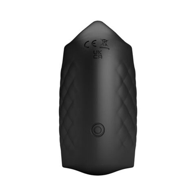 Черный мастурбатор с вибростимуляцией головки Black Glans Trainer (Цвет: черный)