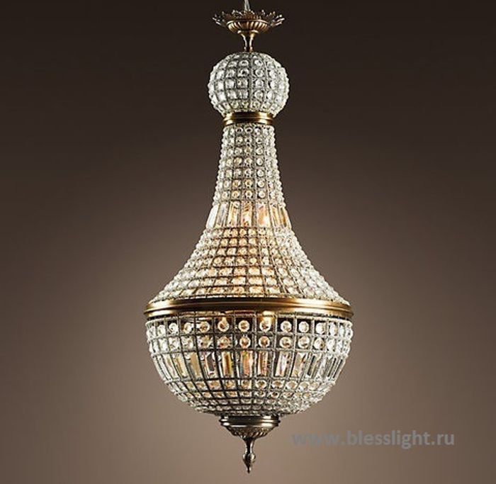 Люстра 19th c. French Empire Crystal D56 подвесная