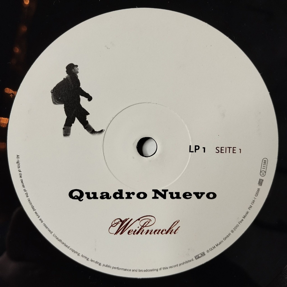 Винтажная виниловая пластинка LP Quadro Nuevo Weihnacht (Germany 2010)