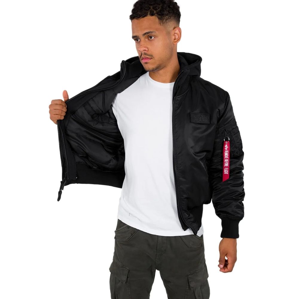 Куртка утепленная мужская ALPHA INDUSTRIES MA-1 ZH Back Print