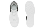 Alexander McQueen Oversized Cow Leather Sports Low top Stylish Skateboarding Shoes Men"s White