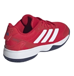 Детские теннисные кроссовки Adidas Ubersonic K - pure ruby/cloud white/dark blue