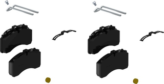 Колодки дисковые Wabco MAX 22T Schmitz
