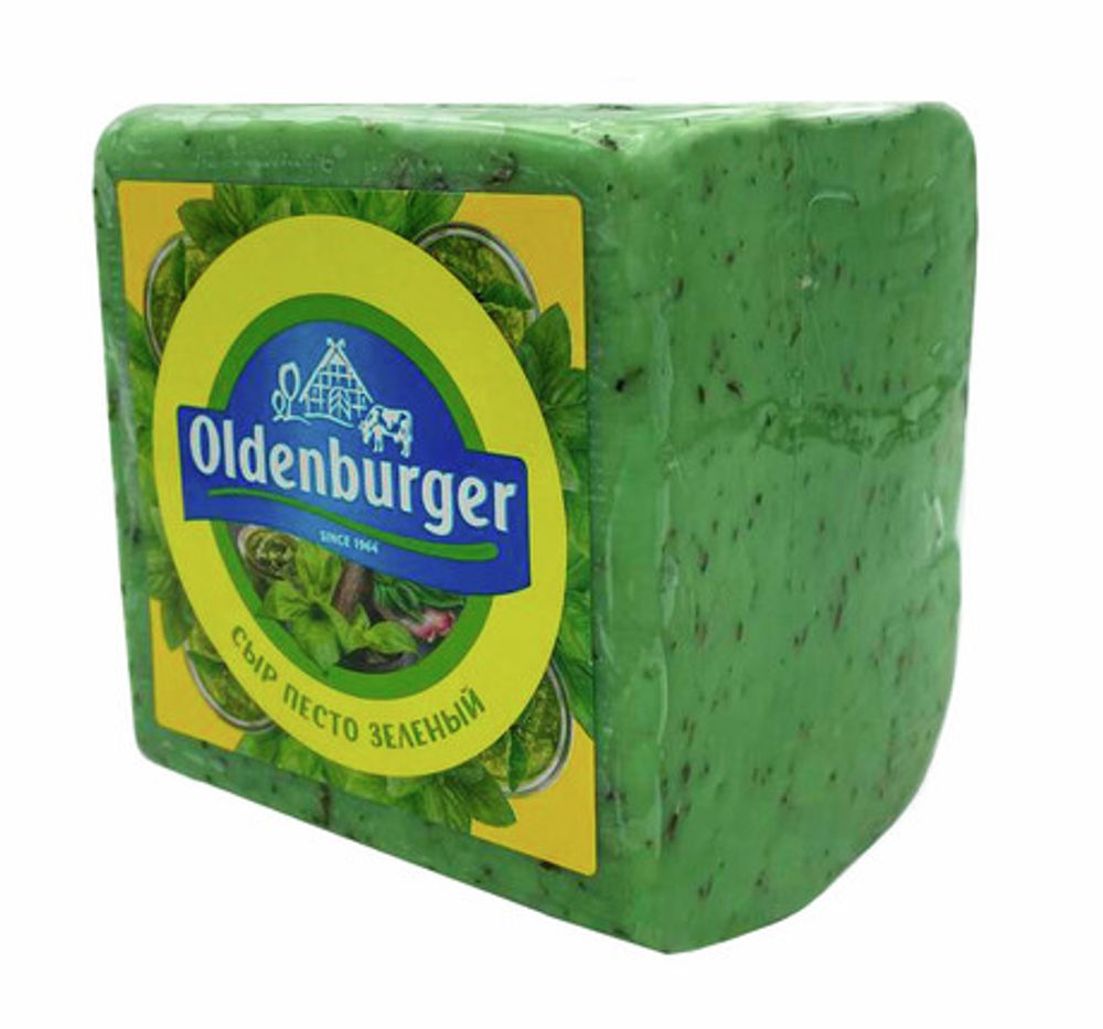 Сыр Oldenburger Песто зеленый 50% цилиндр вес