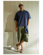 Мужская плотная футболка boxy fit - BERSHKA