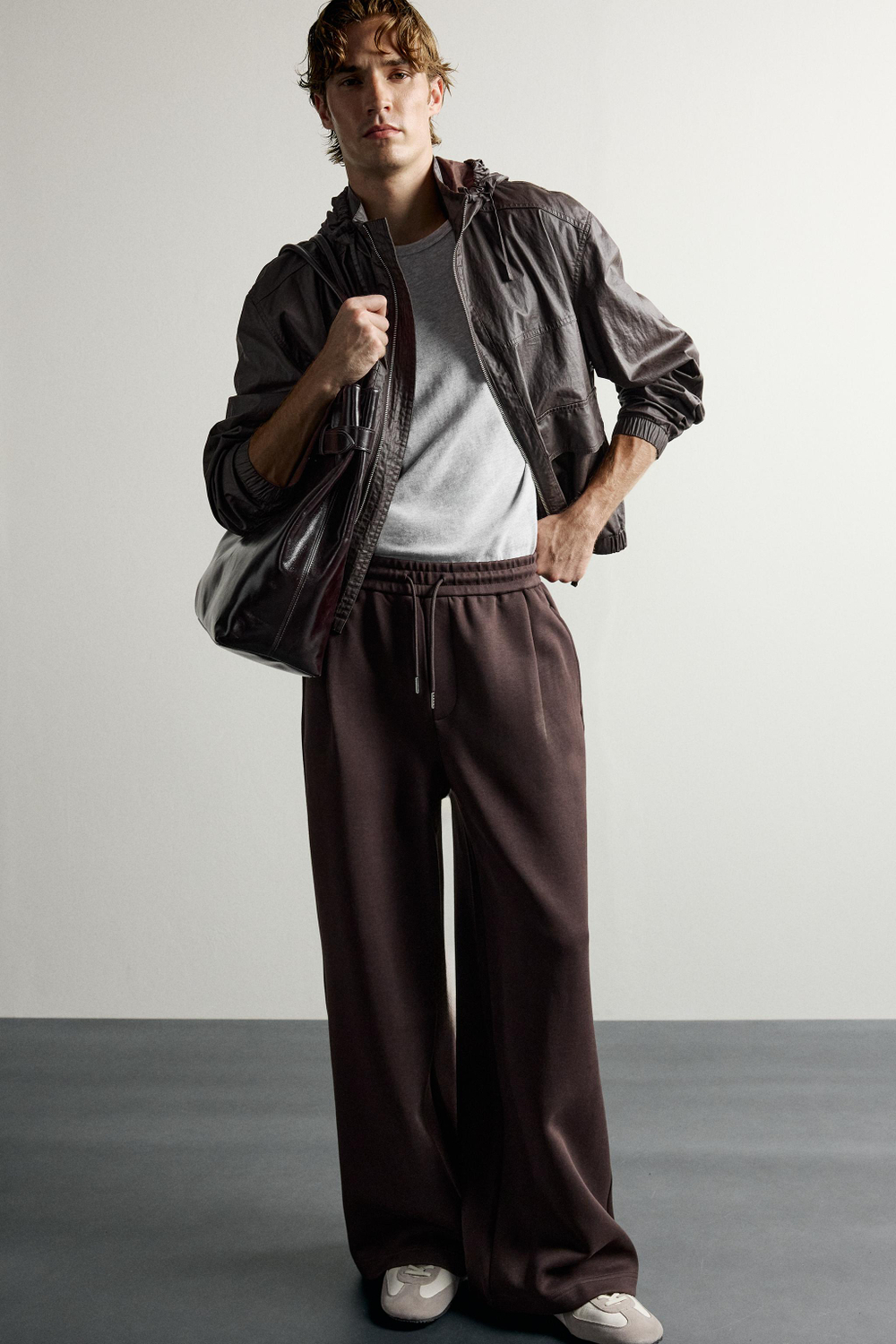 БРЮКИ BALLOON FIT С ЗАЩИПАМИ — ZARA