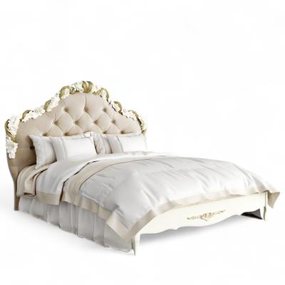 Кровать с мягким изголовьем 160*200 R416