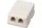 Розетка RJ11 Rexant 2-ая накладная 01307