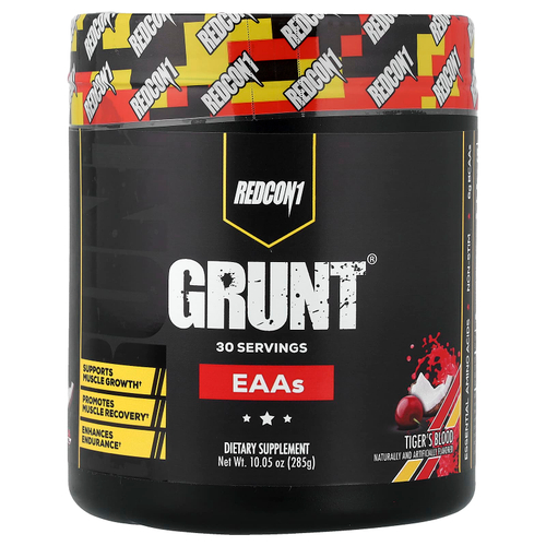 Redcon1, Grunt®, EAA, "тигровая кровь", 285 г (10,05 унции)