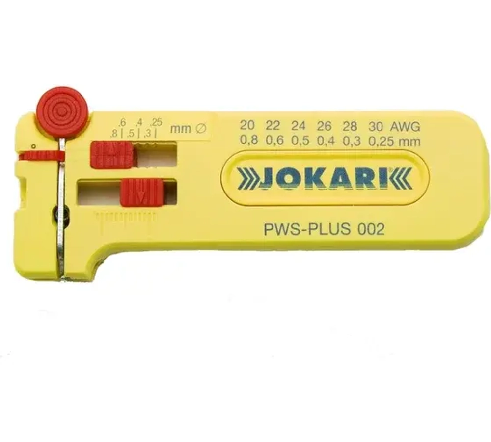 Jokari Инструмент для снятия изоляции PVC-Plus 002 в электронике, моделировании, телеком 0,25-0,80