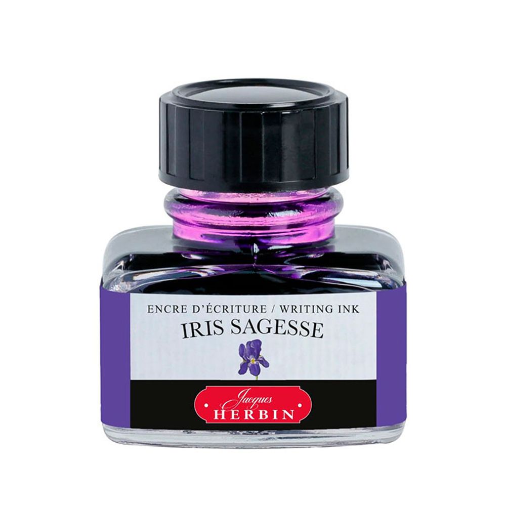 Чернила в банке Herbin 30 мл Iris Sagesse фиолетово-синие (13075T)