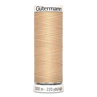 Нить Sew-All 200 м, Gutermann, 421 топленое молоко