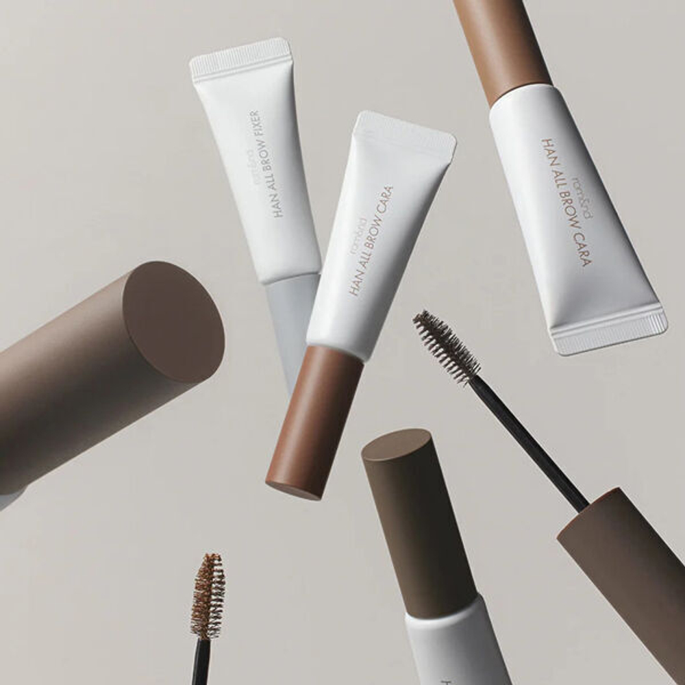 Гель для фиксации бровей Rom&nd Han All Brow Cara #02 Mild Woody, 9г