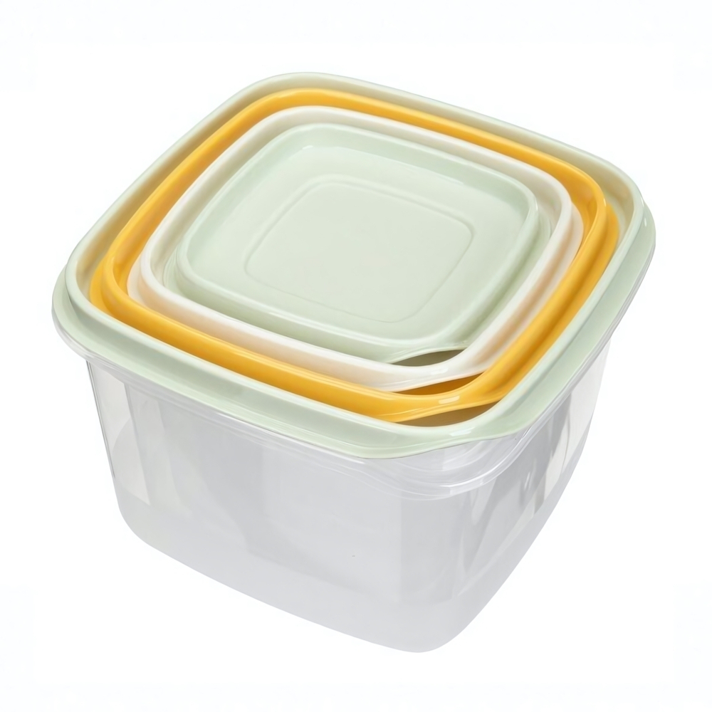 Комплект контейнеров для продуктов 4шт, 0,25л + 0,45л + 0,75л + 1,2л