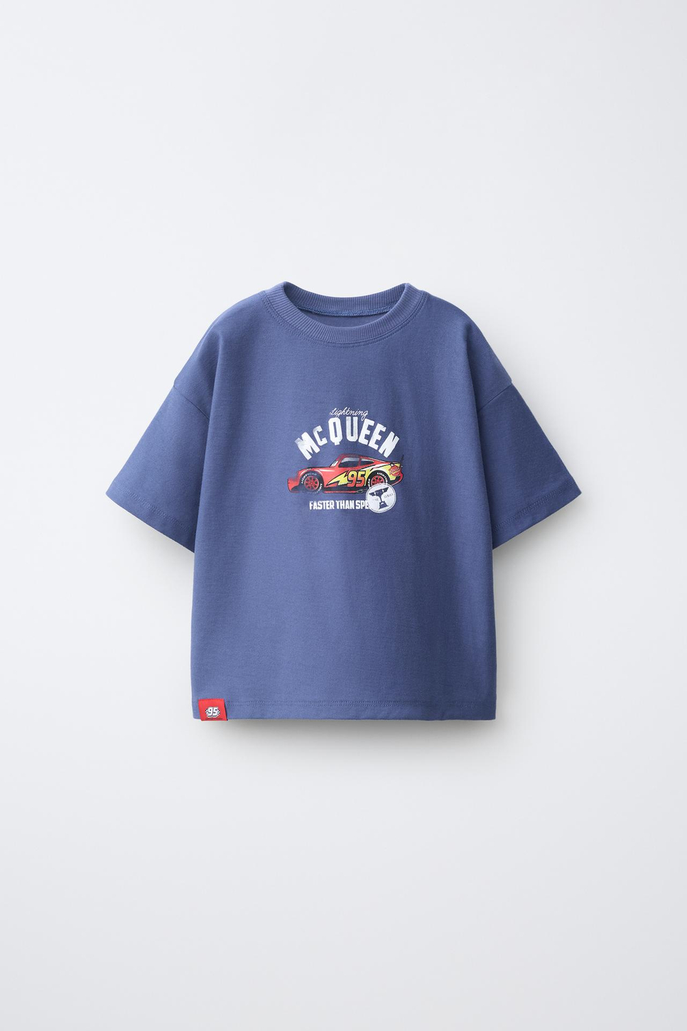 ZARA ФУТБОЛКА С ПРИНТОМ CARS LIGHTNING MCQUEEN © DISNEY/PIXAR, СИНИЙ