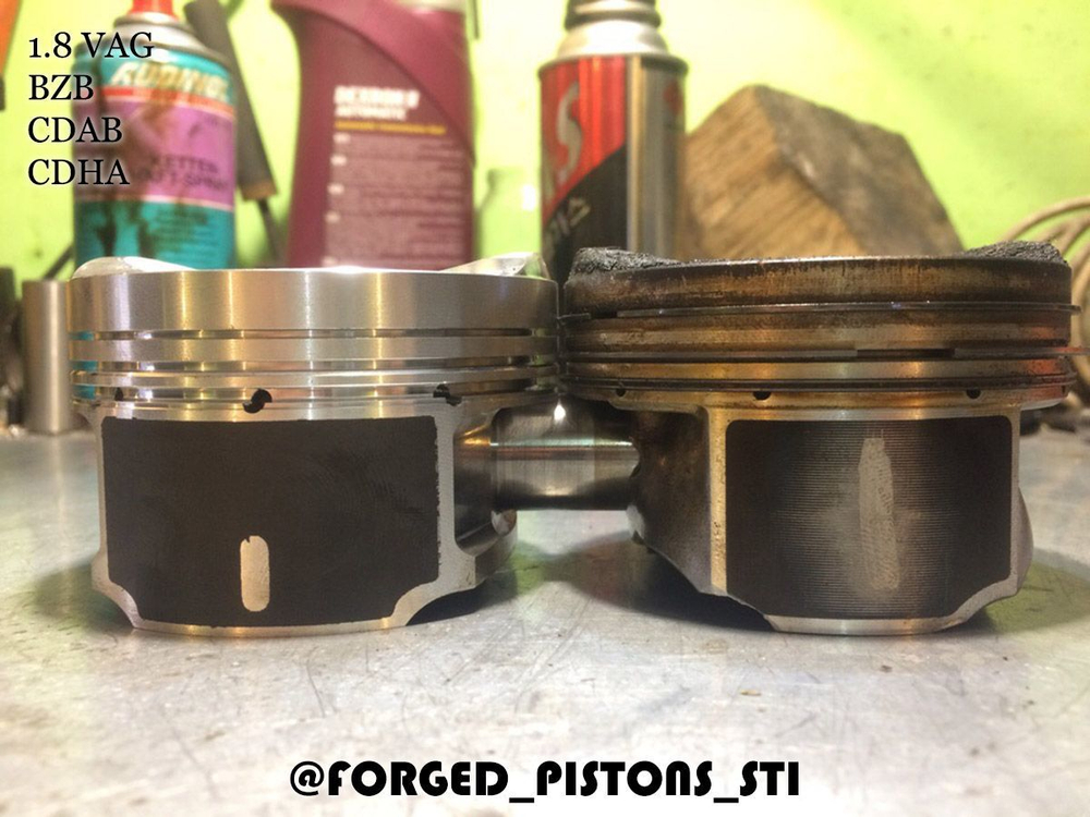 Поршни СТИ VolksWagen 1,8 BZB, CDAB под палец 21/53мм кольца 1,2/1,5/2,0