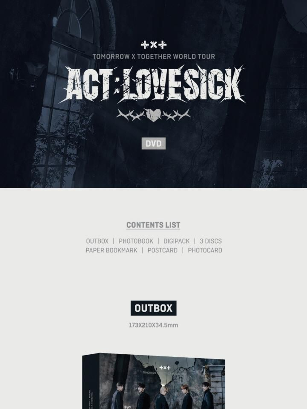 видео TXT - ACT : LOVE SICK World Tour DVD