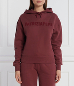 Худи Patrizia Pepe - бордовый(2M4343 J079)