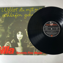 Винтажная виниловая пластинка LP Gilla And Seventy Five Music, Willst Du Mit Mir Schlafen Gehn (Германия 1975)