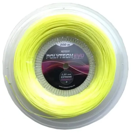 Струны теннисные Topspin Poly Tech Evo (200m) - neon yellow