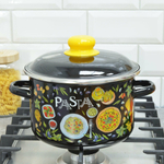 Кастрюля 3л "Pasta" черная