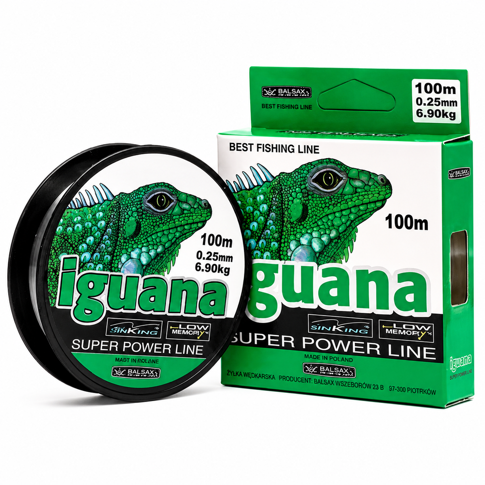 Леска Iguana 100м / 0.25, (уп/10шт)