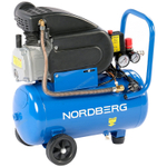 NORDBERG (NCE25/240) Компрессор поршневой 220В, ресив. 24л, 240л/мин