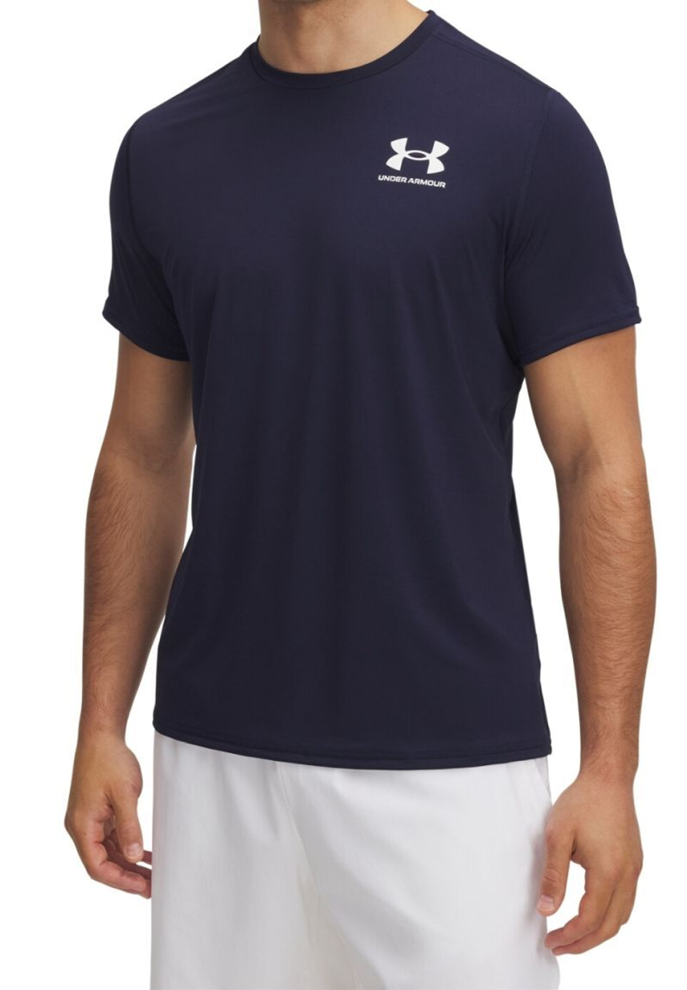 Мужская теннисная футболка Under Armour Heat Gear Short Sleeve - небесный