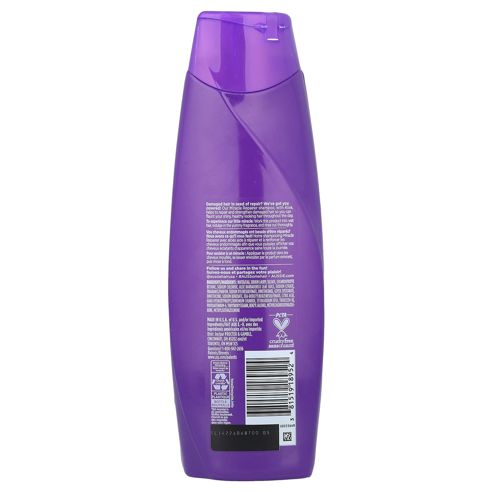 Aussie, Miracle Repair, шампунь с алоэ, 360 мл (12,1 жидк. унции)