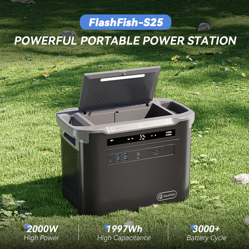 Электростанция портативная 1997WH 624000mAh 2200W S25 Flashfish