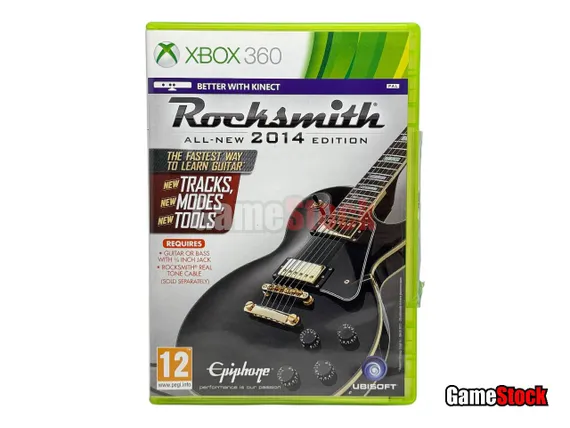 Xbox 360 Rocksmith 2014 Edition (только игра) (Б/У, Английская версия)