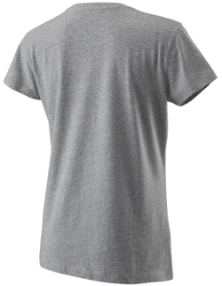 Женская футболка теннисная Wilson W Blur Tech Tee - heather grey