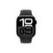 Часы Apple Watch Series 10, 46 мм, алюминий цвета «чёрный оникс», ремешок Sport Band чёрного цвета