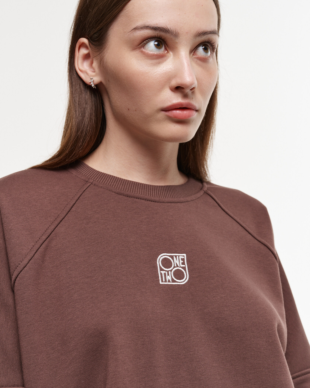 Raglan Sweatshirt LOGO French Roast