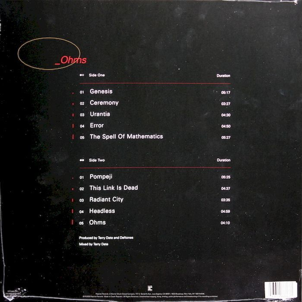Deftones — Ohms (LP)