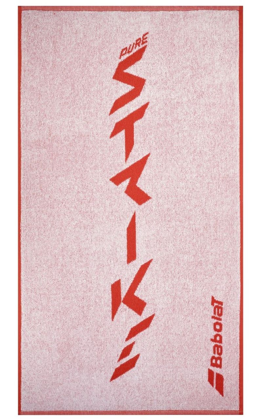 Теннисное полотенце Babolat Medium Towel — white/strike red