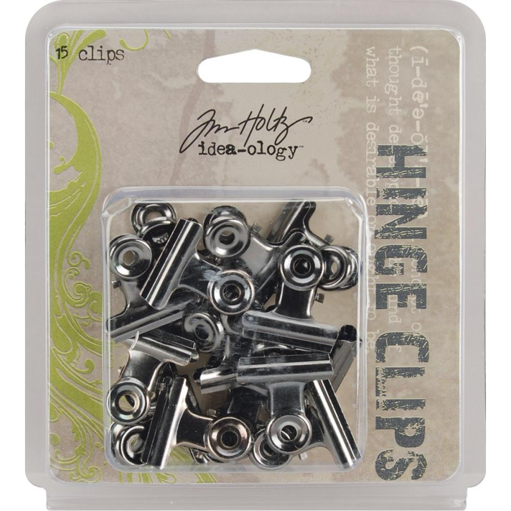 Зажимы  Tim Holtz Idea-Ology Metal Hinge Clips, 1 шт