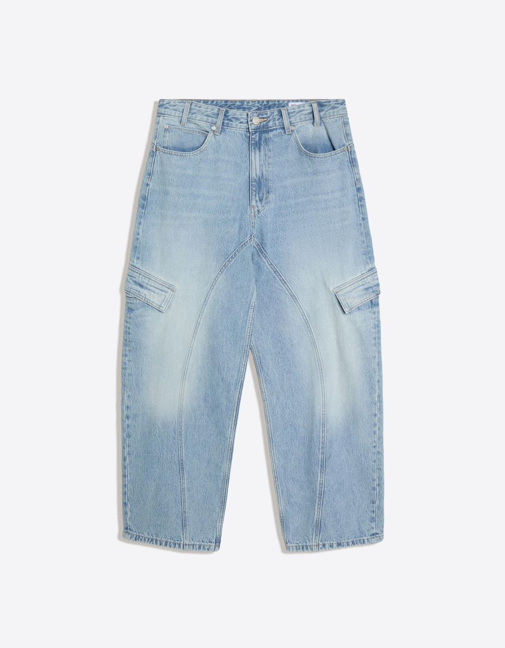 Мужские джинсы карго neobarrel fit - BERSHKA