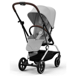 Коляска прогулочная Cybex Eezy S Twist+ 2 SLV (с дождевиком и бампером), Fog Grey