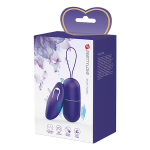 Фиолетово-синее виброяйцо 7,9см с пультом ДУ Pretty Love Arvin-Youth BI-014374WL