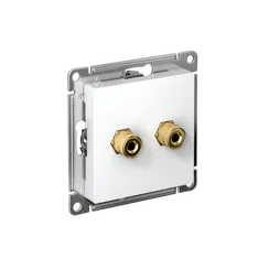 Розетка акустическая двойная Systeme Electric AtlasDesign Лотос ATN001387