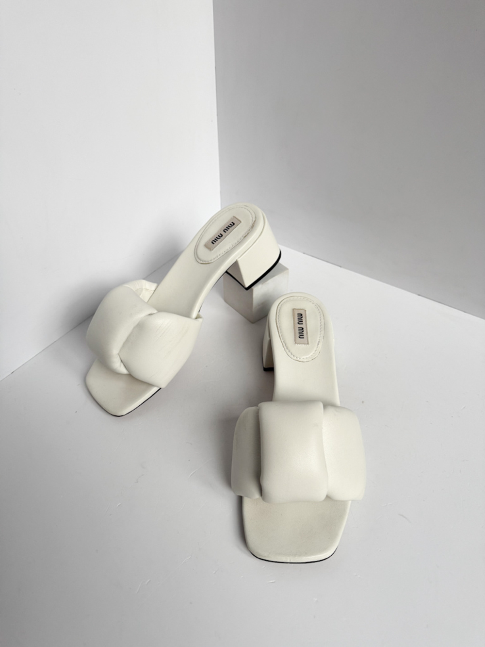 Кожаные мюли Miu Miu, 36