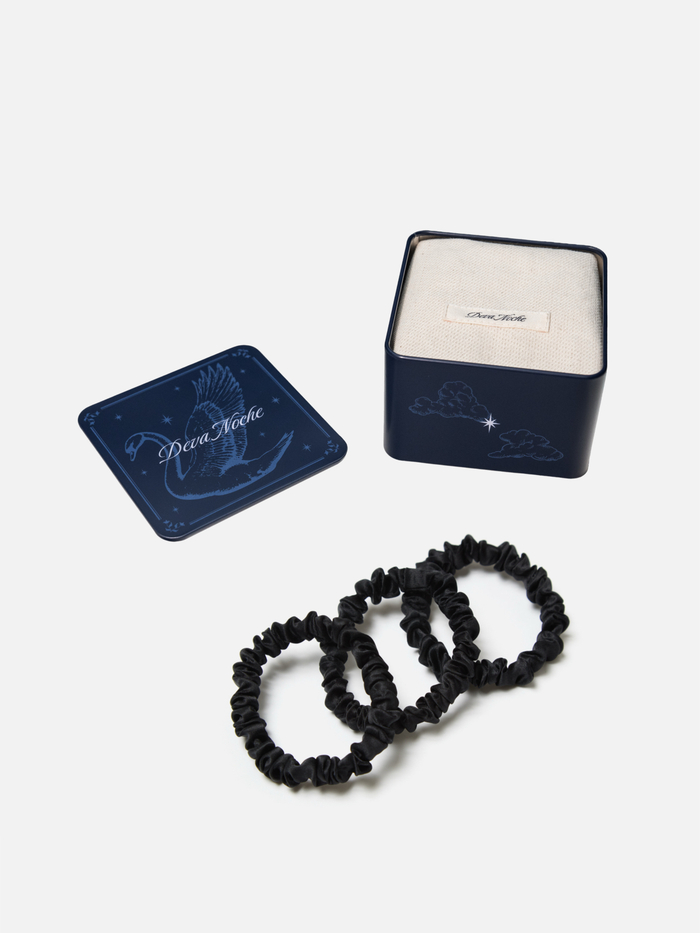 Набор из 3-х mini резинок для волос BLACK ONYX