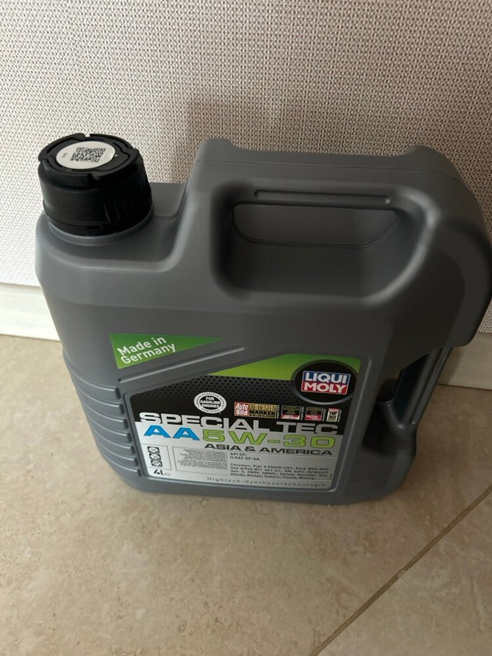 Масло моторное LIQUI MOLY Leichtlauf Special AA 5W-30 синтетическое 4 л 7616 / 7516/20694