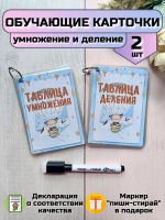 Обучающие карточки "Умножение" и "Деление"